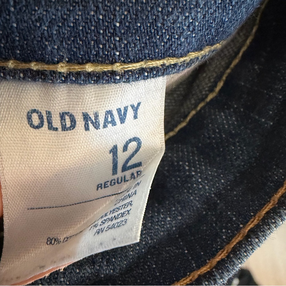 Old Navy Women's Boot Cut Jeans - Deep Indigo - Picture 4 of 4